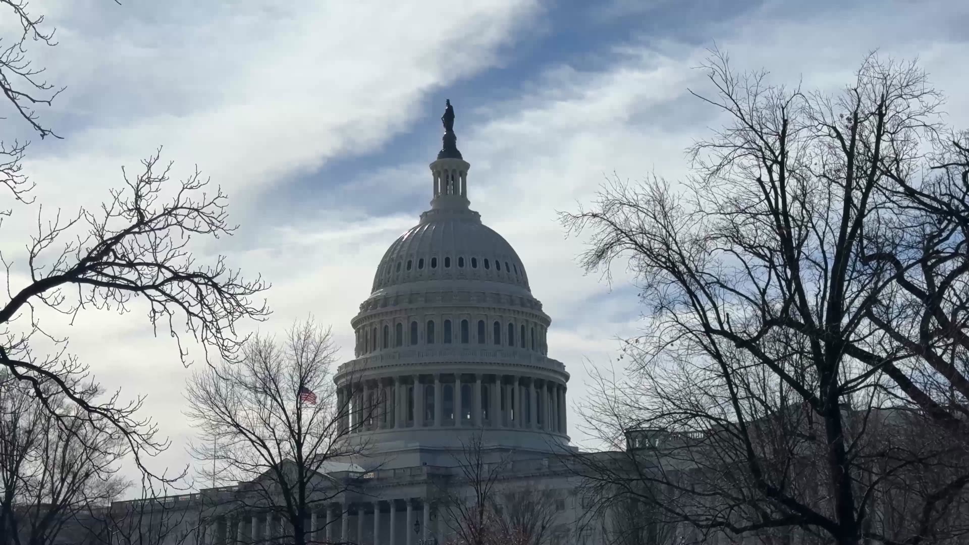 The United States Capitol dome in Washington, DC